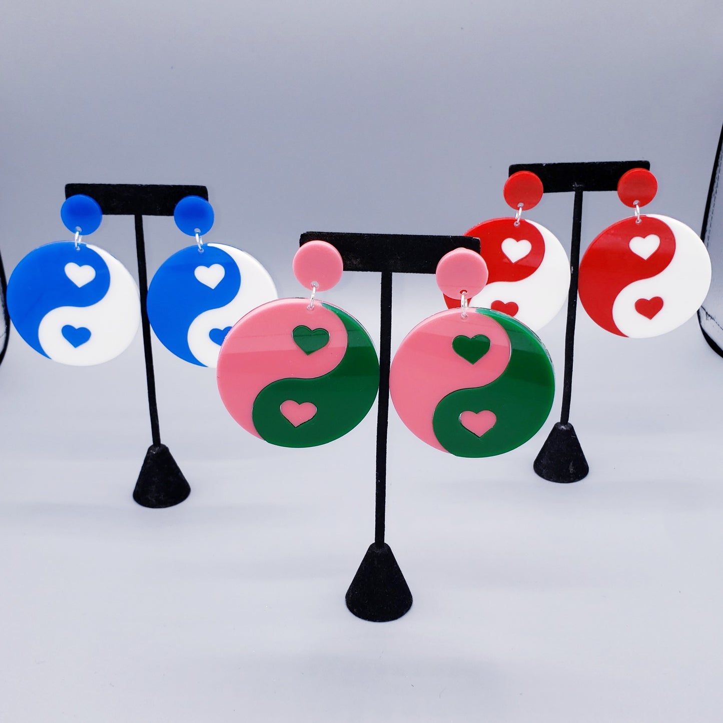 Yin Yang: Opposite Attract Acrylic Earrings