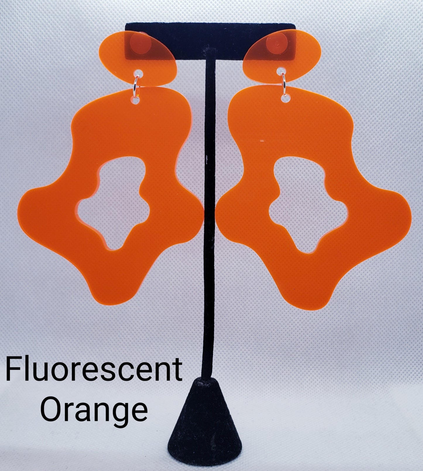 Oversized Geometric Acrylic Earrings