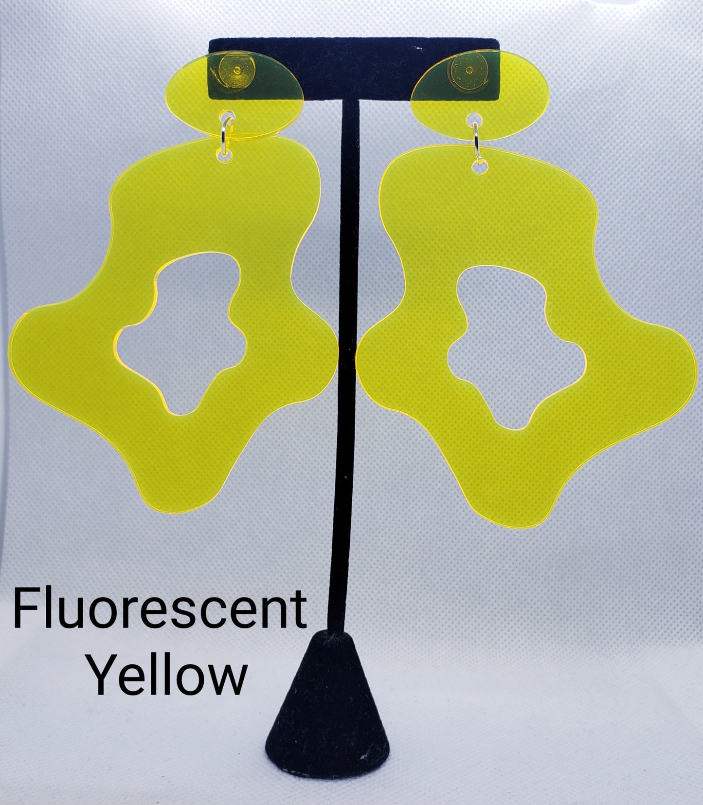 Oversized Geometric Acrylic Earrings