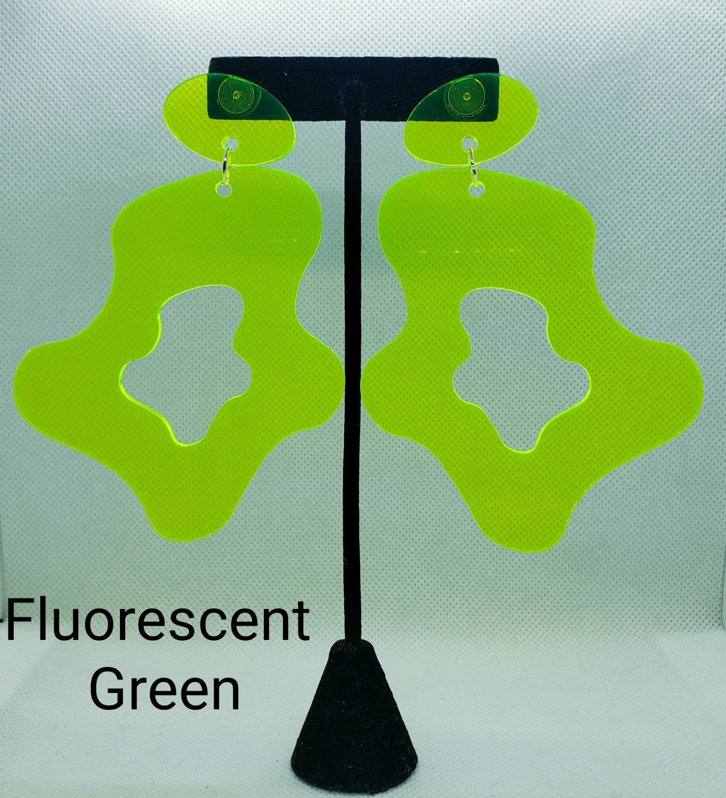 Oversized Geometric Acrylic Earrings