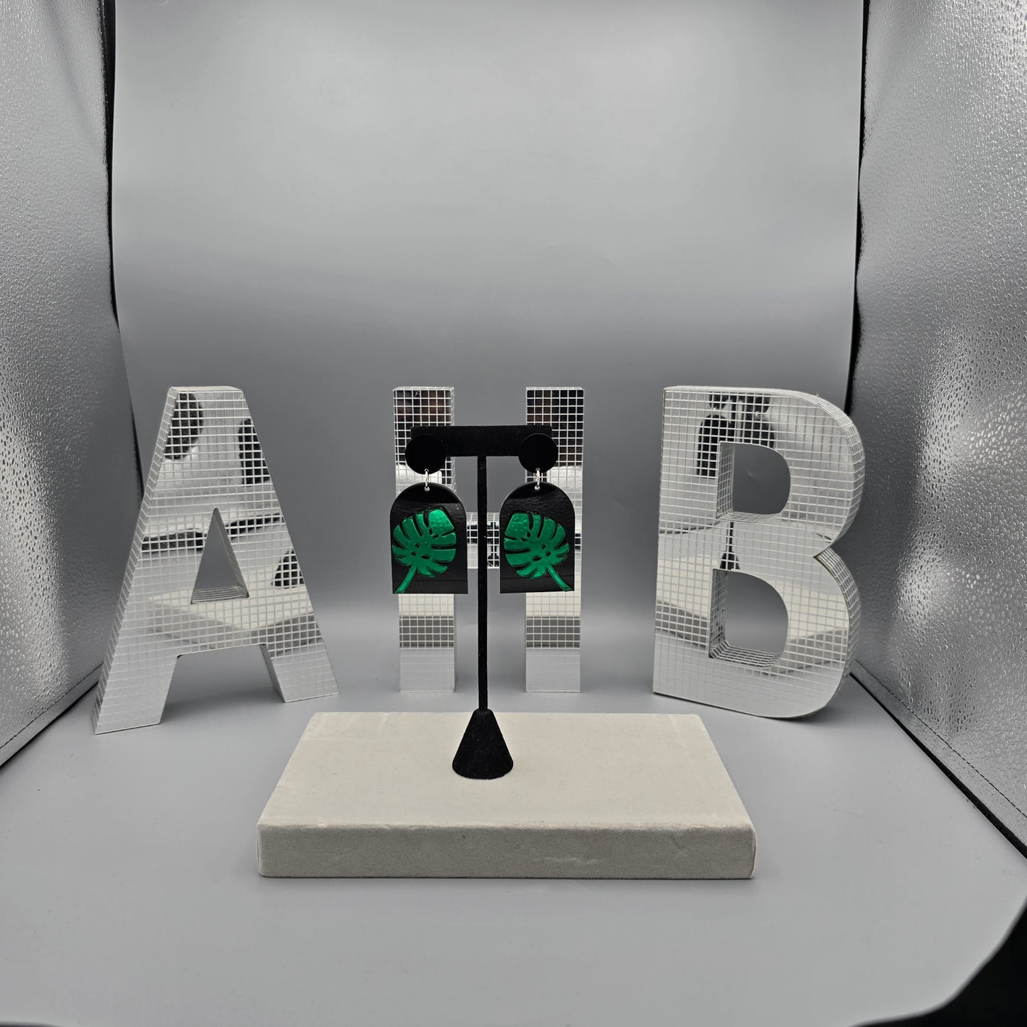 Luxe Flora β Statement Acrylic Earrings