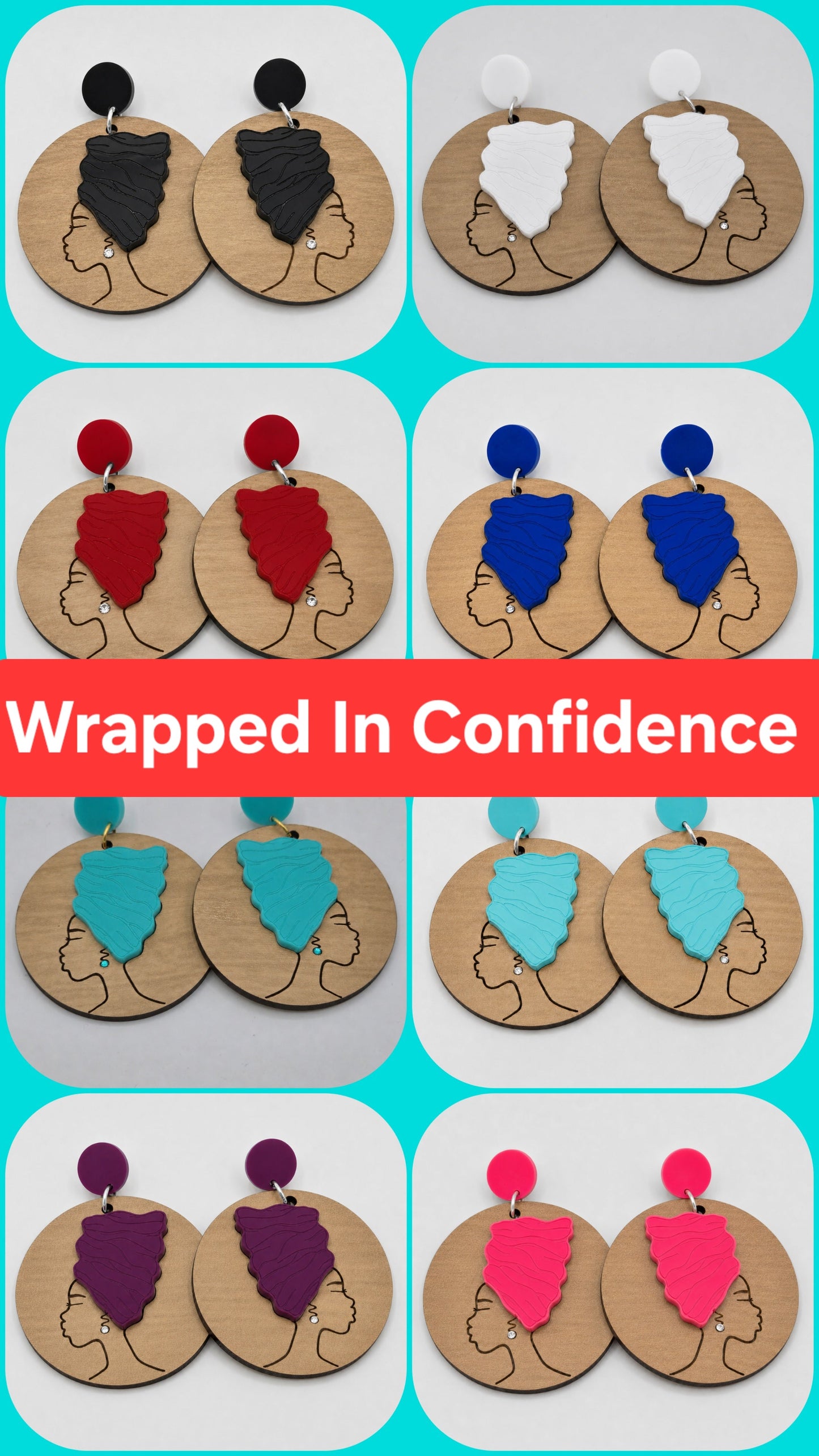 Wrapped in Confidence™ Statement Earrings | Signature Collection