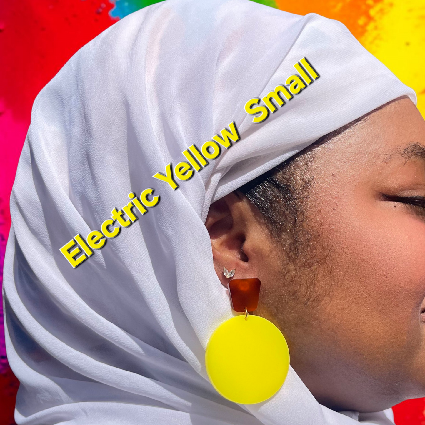The Shell Shocked Collection – Neon Acrylic Statement Earrings