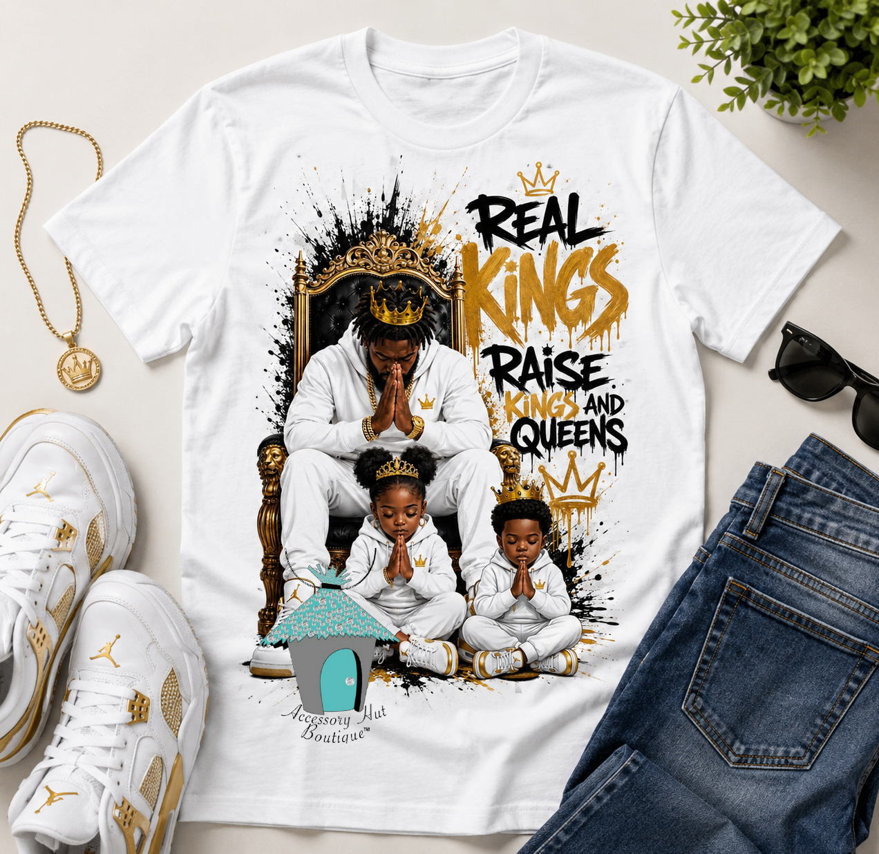 Real Kings Collection | Faith. Legacy. Prayer. | Graphic Tee