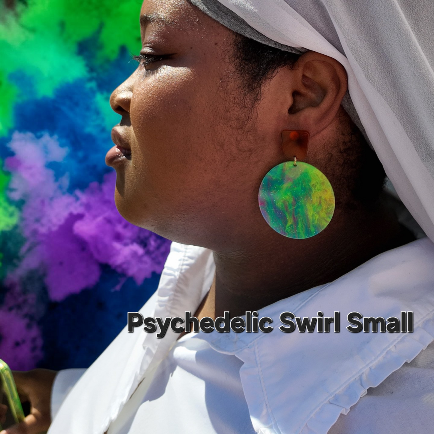 The Shell Shocked Collection – Neon Acrylic Statement Earrings